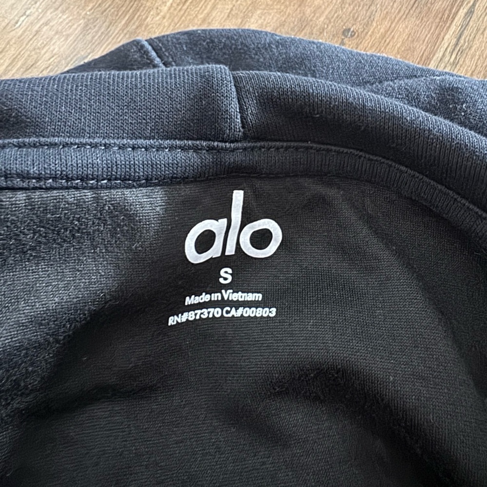 ALO Yoga “Accolade” black Hoodie - unisex Size S - Picture 6 of 10